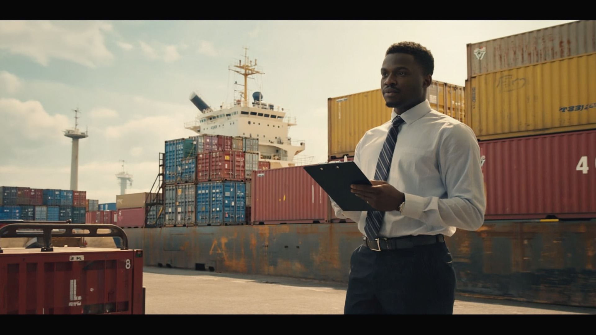 Import export containers port Abidjan logistique internationale