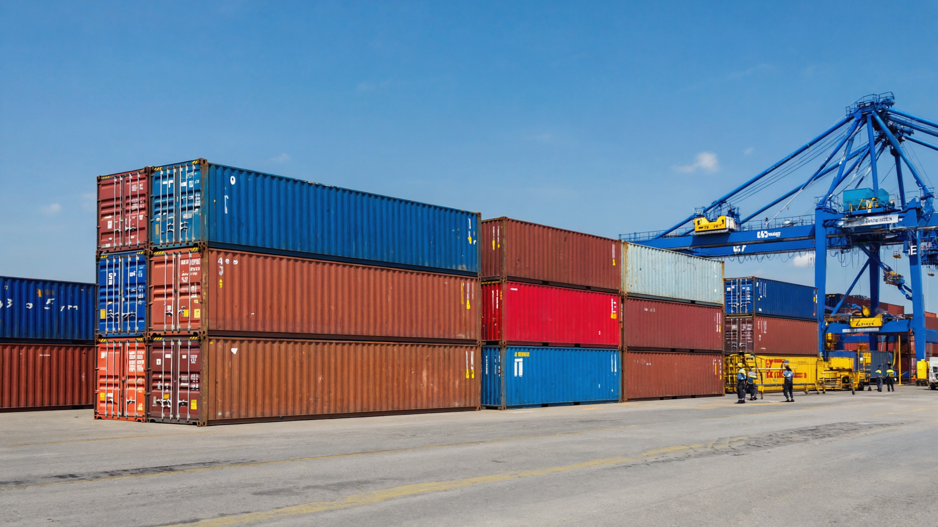 Containers import export port Abidjan logistique