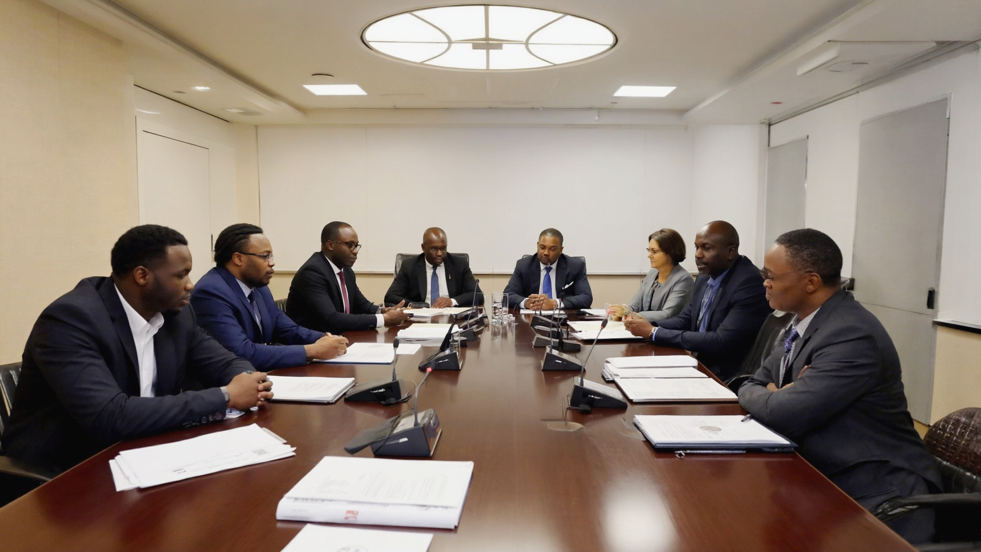 Réunion équipe JAEBETS HOLDING bureau Abidjan